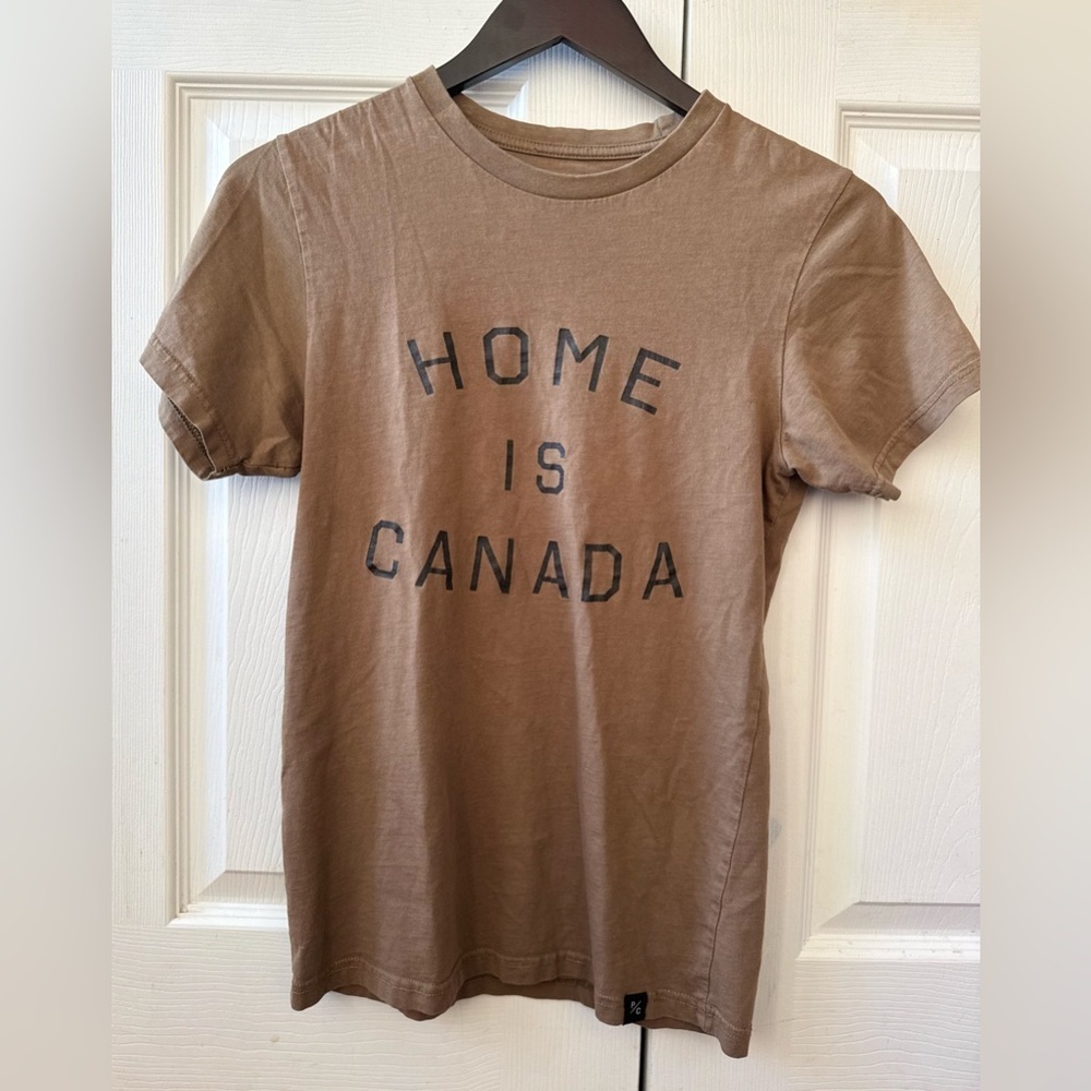 PEACE COLLECTIVE Brown 100% Cotton Top (XS)